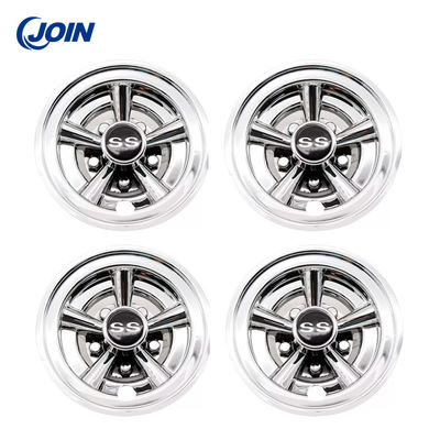 8&quot; ruote del carretto di golf degli ss e cappucci di hub delle gomme Chrome con errori elettrico