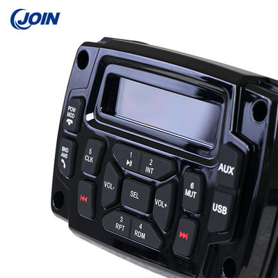 ODM elettrico del nero del carrozzino di golf dell'automobile stereo radiofonica impermeabile del carretto