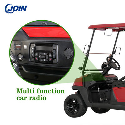 ODM elettrico del nero del carrozzino di golf dell'automobile stereo radiofonica impermeabile del carretto