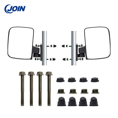 Facile nero di plastica degli specchietti retrovisori di golf di alto impatto normale installato