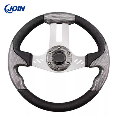 PVC di corsa a 13 pollici universale del carretto di golf del grano di legno del volante