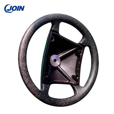 Volante di cuoio staccabile del ODM di sport neri del volante