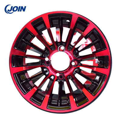 Copertura della gomma della ruota del carretto di golf del ODM 215/35-12 con colore rosso/nero