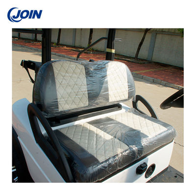 Il carretto di golf su ordinazione della losanga Seat impermeabilizza il carretto di 2 Seater in bianco e nero