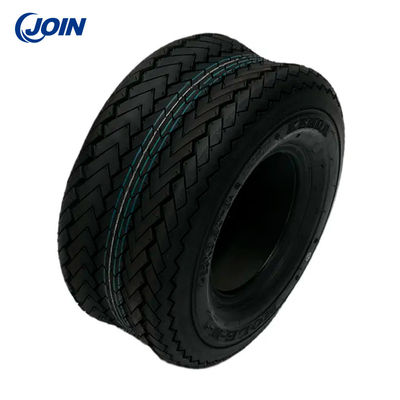 Pneumatici e ruote del carretto di golf del nero 18*8.5-8 fatti di materiale di gomma durevole